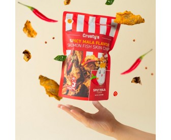 Crusty's 三文鱼鱼皮 麻辣味 100克(保质期:2022.10) Crusty's 三文鱼鱼皮 麻辣味 100克(保质期:2022.10)